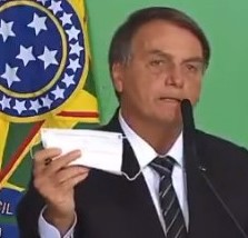 Contra todas as orientações, Bolsonaro vai desobrigar uso de máscara para vacinados e quem já foi infectado