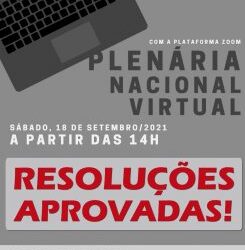 Confira as resoluções da plenária nacional da FENASPS de 18 de Setembro