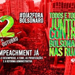 2 de outubro é dia de ocupar as ruas pelo #ForaBolsonaro, diz presidente da CUT