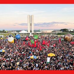 Ato convocado por Caetano Veloso em Brasília reúne milhares contra o ‘Pacote da Destruição’. Assista