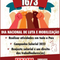 16/3 – DIA NACIONAL DE LUTA E MOBILIZAÇÃO