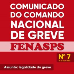 COMUNICADO DO CNG/FENASPS: LEGALIDADE DA GREVE E MEDIDAS JUDICIAIS CABÍVEIS
