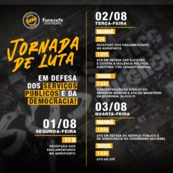 SERVIDORES FEDERAIS VÃO ÀS RUAS NA ÚLTIMA OPORTUNIDADE DE INCLUIR REAJUSTE SALARIAL NO ORÇAMENTO DE 2023. CONFIRA A AGENDA!