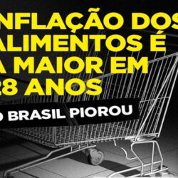 Inflação dos alimentos é a maior desde 1994, segundo dados do IPCA