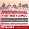 GOVERNO FORMALIZA A PROPOSTA DE REAJUSTE EMERGENCIAL DE 9% A PARTIR DE 1º DE MAIO