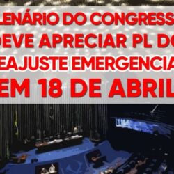 PL DO REAJUSTE EMERGENCIAL DOS(AS) SPFS DEVE SER APRECIADO NO CONGRESSO NACIONAL EM 18 DE ABRIL
