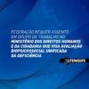 Federação requer assento em grupo de trabalho no Ministério dos Direitos Humanos e da Cidadania