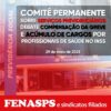 Em reunião com a DPG, Comitê Permanente dos Serviços Previdenciários debate a compensação da greve e a situação de acúmulo de cargos dos profissionais de saúde do INSS