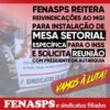 FENASPS reitera reivindicações ao MGI para instalação de Mesa de Negociação específica para o INSS e solicita audiência com o presidente da autarquia