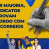 Trabalhadores dos Correios aceitam proposta da empresa e encerram negociação do ACT
