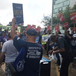 TRABALHADORES DE VÁRIAS PARTES DO PAÍS FAZEM ATIVIDADES NO DIA NACIONAL DE LUTAS DESTA QUARTA, 3 DE ABRIL