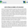 Nota Pública» Fonacate alerta que PEC 66/2023 viola o pacto federativo ao impor novas reformas previdenciárias para estados e municípios