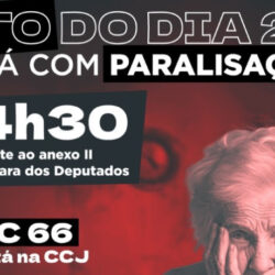 PEC 66 pode ser votada a qualquer momento; ato desta quinta será com paralisação