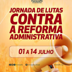 Jornada de lutas contra a reforma administrativa