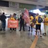 Militantes da FENASPS e movimentos populares realizam ato no aeroporto de Brasília em defesa do deputado Glauber Braga 1/7