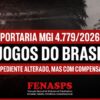 Portaria do MGI autoriza alteração de expediente nos jogos do Brasil, mas exige compensação das horas