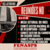 FENASPS cobra avanços nas pautas da Carreira do Seguro Social em série de reuniões no INSS